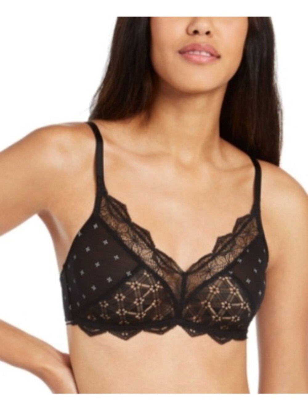 Calvin Klein Women's Unlined Bralette QF5471 Black Size XS